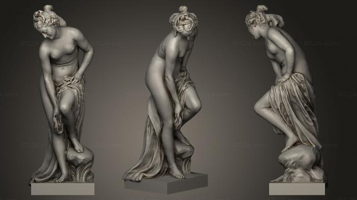 Statues antique and historical (Baigneuse Gabriel, STKA_0762) 3D models for cnc
